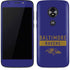 NFL Baltimore Ravens Purple Performance Series Moto E5 Play Skin